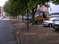 Fertigstellung der Vorbereitung der Straenbaumanahme